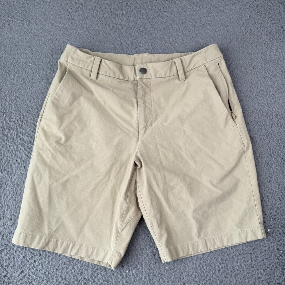 Lululemon Shorts Mens 31 Beige Classic Versa Twill Commission Chino 9" M7AO2S